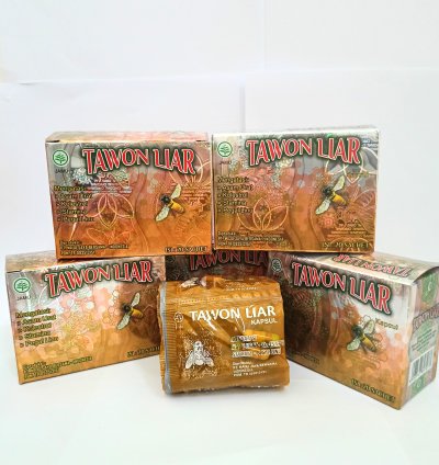 Tawon Liar Herbal Capsules - Traditional Wellness Capsules with Royal Jelly & Ginseng