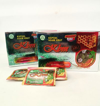 KBM Capsule Traditional Medicine for Bone Flu, Gout, and Rheumatism