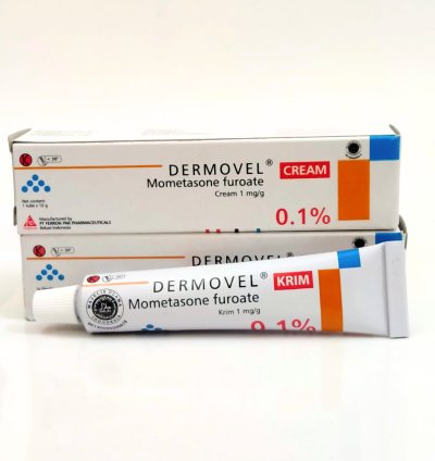DERMOVEL Cream  Mometasone 0.1% for Itchy, Red & Swollen Eczema Psoriasis