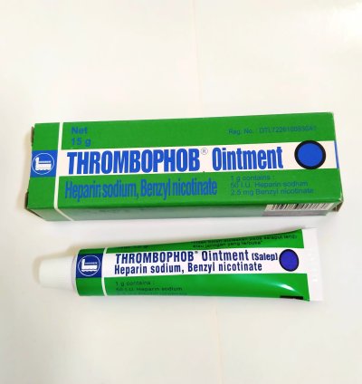Thrombophop Ointment for sports injuries and superficial phlebitis