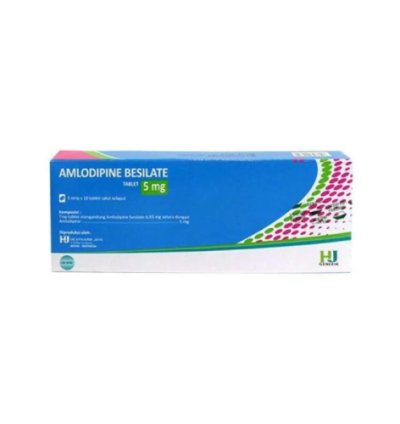 Amlodipine Besilate 5 mg to treat hypertension and chronic stable angina